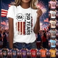 thumbnail image 5 of haizhen 4th of July Outfits for Women 250 Years Patriotic Shirts for Women 250th Anniversary USA Flag Shirt Womens Fourth of July Tshirts July 4th Going Out Tops Black, XXXL, 5 of 5