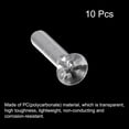 thumbnail image 3 of Unique Bargains M5x25mm Plastic Phillips Machine Screws, PC Flat Head Machine Bolts 10 Pack, 3 of 4