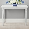 thumbnail image 5 of Contemporary Home Living Rectangular Solid Bar Table with Spindle Legs - 48"- White, 5 of 6