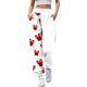 thumbnail image 1 of Leggings de mezclilla Gibobby para mujer con estampado de árbol de Papá Noel y nieve Blanco XL, 1 of 4