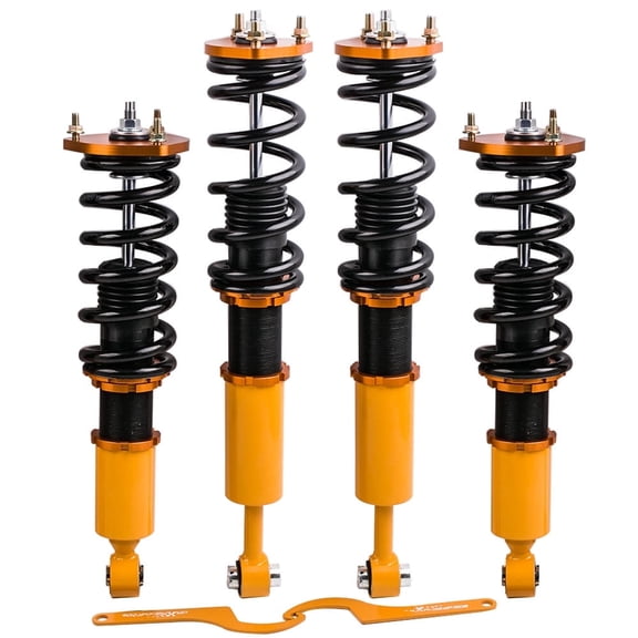 Maxpeedingrods Front & Rear Coilovers Kit For Lexus IS300 2000-2005 Adj Height Shock Absorbers
