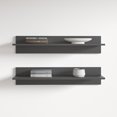 thumbnail image 5 of Meble Furniture Strick & Bolton Hadi Wall-mounted Shelf (Set of 2) Gray, 5 of 5