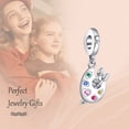 thumbnail image 2 of 925 Sterling Silver Charm for Bracelets Artist's Palette Dangle Charms Women Bracelet Charm, 2 of 7
