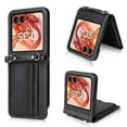 thumbnail image 1 of For Motorola Razr 50 5g/ Razr 2024 5g Case Card Slots Leather Phone Cover With Lanyard, 1 of 5