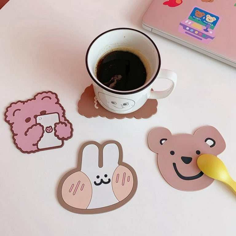 Pink drink sale coasters