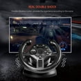 thumbnail image 6 of Game Racing Steering Wheel for /Pc Steering Wheel Vibration Joysticks Remote Controller Imulated Driving Controller,1 x Game Steering Wheel 1 x Pedal 1 x Driver CD 1 x User Manual,Black, 6 of 8