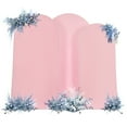 thumbnail image 2 of 3pcs Arch Backdrop Stand Set Wedding Arch Stand Freestanding Pink Venue Decor, 2 of 15