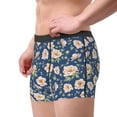 thumbnail image 3 of Wukai Flower Print Men’s Underwear Breathable Boxer Briefs,&nbsp;Moisture Wicking & Breathable-XX-Large, 3 of 7