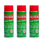 3 Pack Ballistol 6 oz Multi-Purpose Oil Lubricant Cleaner and Protectant for Wood, Metal, Rubber
