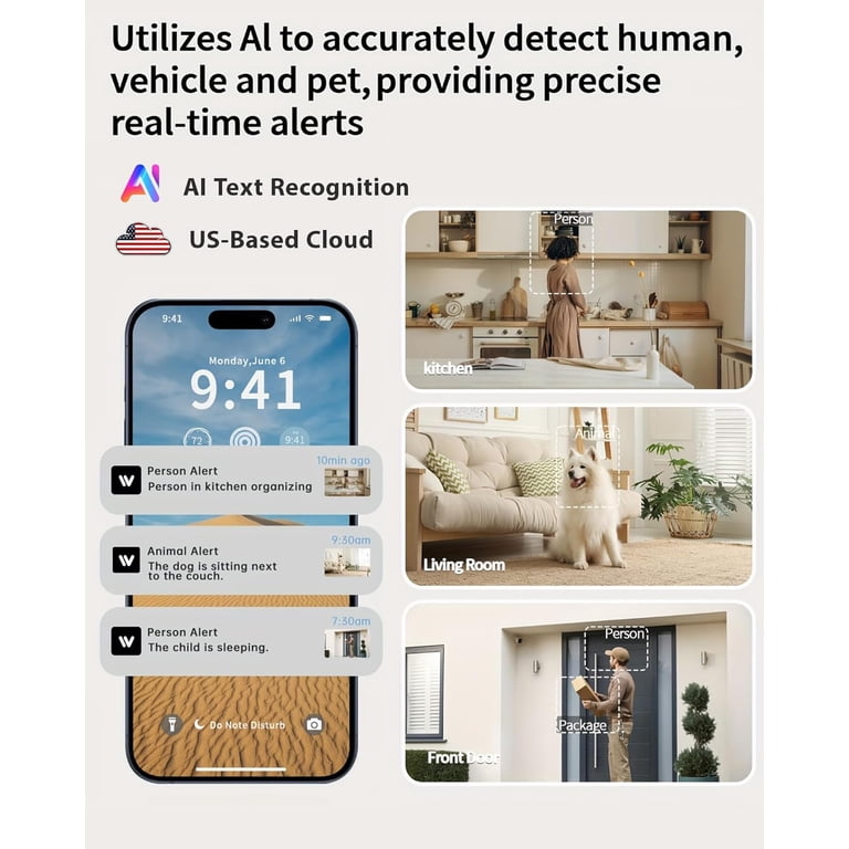 Jqimn 2K Indoor Wi-Fi Security Camera with AI photo 6