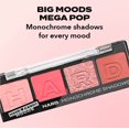thumbnail image 3 of Hard Candy, Moods Shadow Palette, 4 Bold & Buildable Monochromatic Shades, HARD, 3 of 7