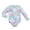 AA#-Blue763, variant on Tiijoy Girls Floral One-Piece Swimsuit Cute Long Sleeve Half Zip Rash Guard Bathing Suit