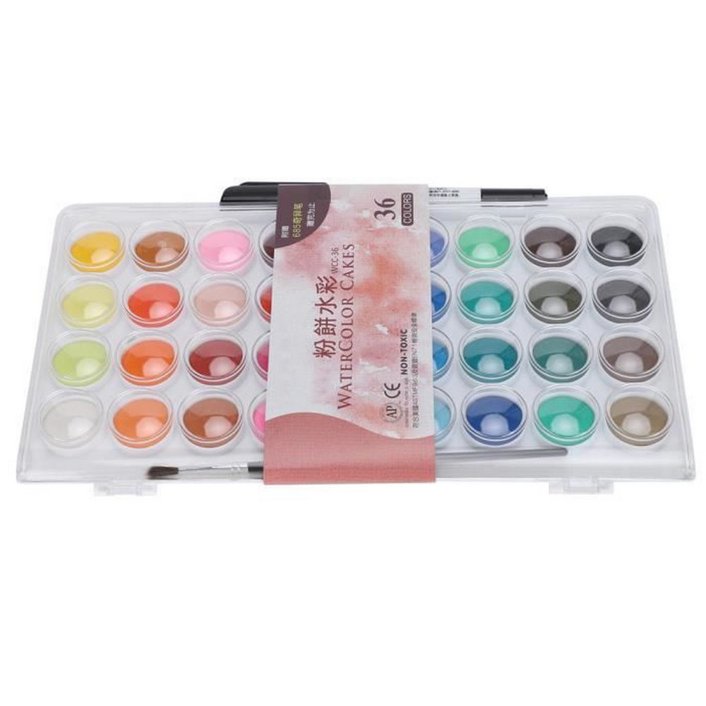 Watercolor Kit Watercolor Paint Set 36 Colors Portable Watercolor
