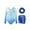 Blue, variant on Gymnastics Leotards for Girls,Long Sleeve Rhinestone Kids Dance Unitards Biketards with Tumbling Dance Shorts