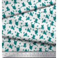 thumbnail image 3 of Soimoi polyester Crepe Fabric Wool & Cat Animal Decor Fabric Printed Yard 42 Inch Wide, 3 of 3