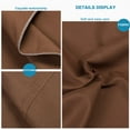 thumbnail image 3 of Flxxie 2 Pack 100% Brushed Microfiber Body Pillow Covers, Ultra Soft and Cozy Full Body Pillowcases for Adults, 20" x 54", Coffee (Not Include Body Pillow), 3 of 7