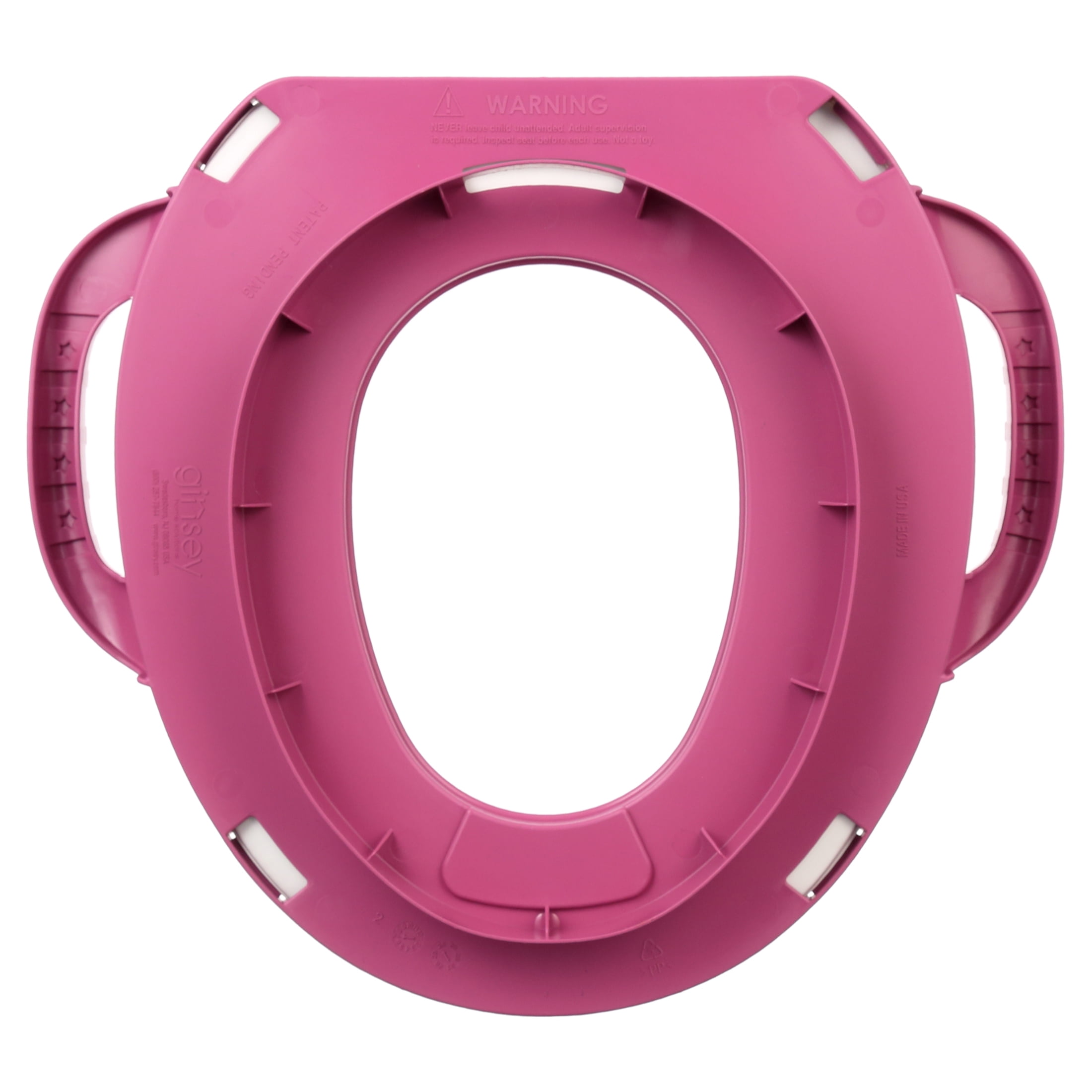 Disney Princess Soft Potty Training Seat with Hanging Hook for Toddlers, Fits Standard Toilets