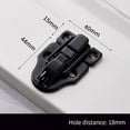 thumbnail image 2 of 2PCS Antique Luggage Duckbill Buckle Flight Case Latch Luggage Lockable Luggage, 2 of 7