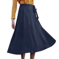 thumbnail image 1 of Gibobby mini faldas de mujer Media falda suelta de moda de verano para mujer con diseño de personalidad(Azul, XXXXL), 1 of 4