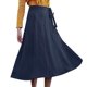 thumbnail image 1 of Gibobby mini faldas de mujer Media falda suelta de moda de verano para mujer con diseño de personalidad(Azul, M), 1 of 4