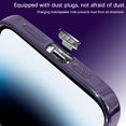 thumbnail image 6 of for iPhone 14 Pro Max Case Crystal Clear with Camera Lens Protector Luxury Plating Transparent Shockproof Anti-Scratch Soft TPU Phone Cases for Women Men-Purple, 6 of 12