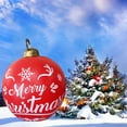 thumbnail image 4 of 60cm Inflatable Christmas Ball with Light Glow Giant Atmosphere Ball Home Garden, 4 of 8