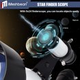 thumbnail image 5 of iMeshbean Telescope 70mm Aperture 400mm AZ Mount Astronomy Telescope, Refactor Telescope for Kids Adults, Beginners, Fully Multi-Coated Optics, Astronomy Refactor with Tripod, Phone Adapter, 5 of 24