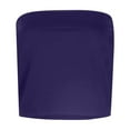 thumbnail image 7 of Womens Tops Tube Tops Strapless Crop Tops Basic Backless Sleeveless Bandeau Cute Summer Outfits Sexy Solid Tops Tank Top for Women Plus Size Tops for Women Purple Polyester S, 7 of 7