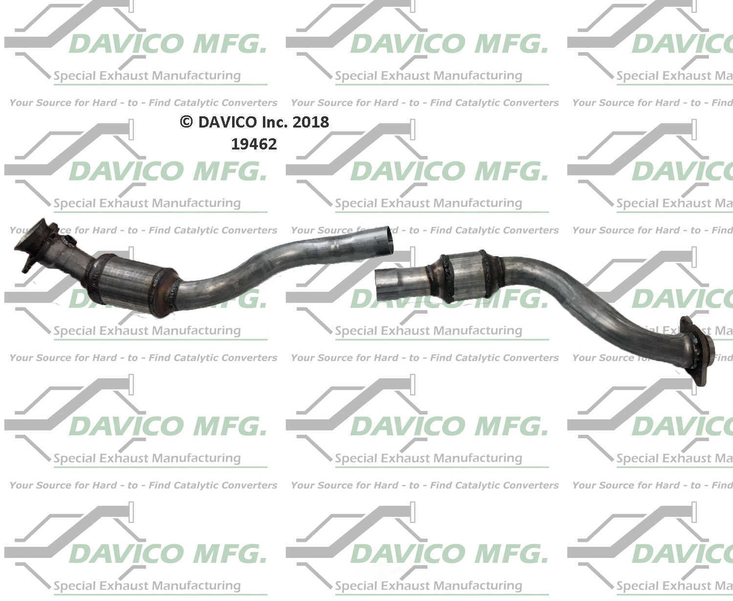 Davico Mfg 19462 Direct-Fit Catalytic Converter