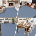 thumbnail image 6 of Area Rug 72×108in, Solid Pure Cyan Light Blue Floor Carpet Living Room Rug, Unadorned Single Color Art Non-Slip Welcome Mat Indoor Rugs for Bedroom Dining Room, 6 of 9