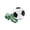 Green, variant on Soccer Jersey Balloons Self-sealing Reusable Aluminum Foil Red White Plaid 50pcs Soccer Party Decorations Birthday Sports Theme Party Supplies