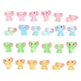 thumbnail image 6 of Amosfun 24-Piece Mini Resin Elephant Figures Set, Multi-Colored Animal Toys for Kids, Collectors, and Educational Play, 6 of 8