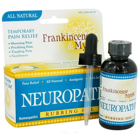 Frankincense And Myrrh Neuropathy Pain Relief Homeopathic Rubbing Oil, 2