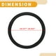 thumbnail image 4 of Ofertas Únicas 1 Pcs 14.37"-14.92" Funda de Volante Universal Antideslizante de Cuero Sintético Patrón de Fibra de Carbono Negra, 4 of 6