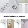 thumbnail image 5 of Shower Curtains for Bathroom, 4 Pcs Funny Quote Bathroom Sets with Shower Curtains and Rugs, Waterproof Durable Fabric Bathroom Shower Curtains with Hooks, 5 of 7