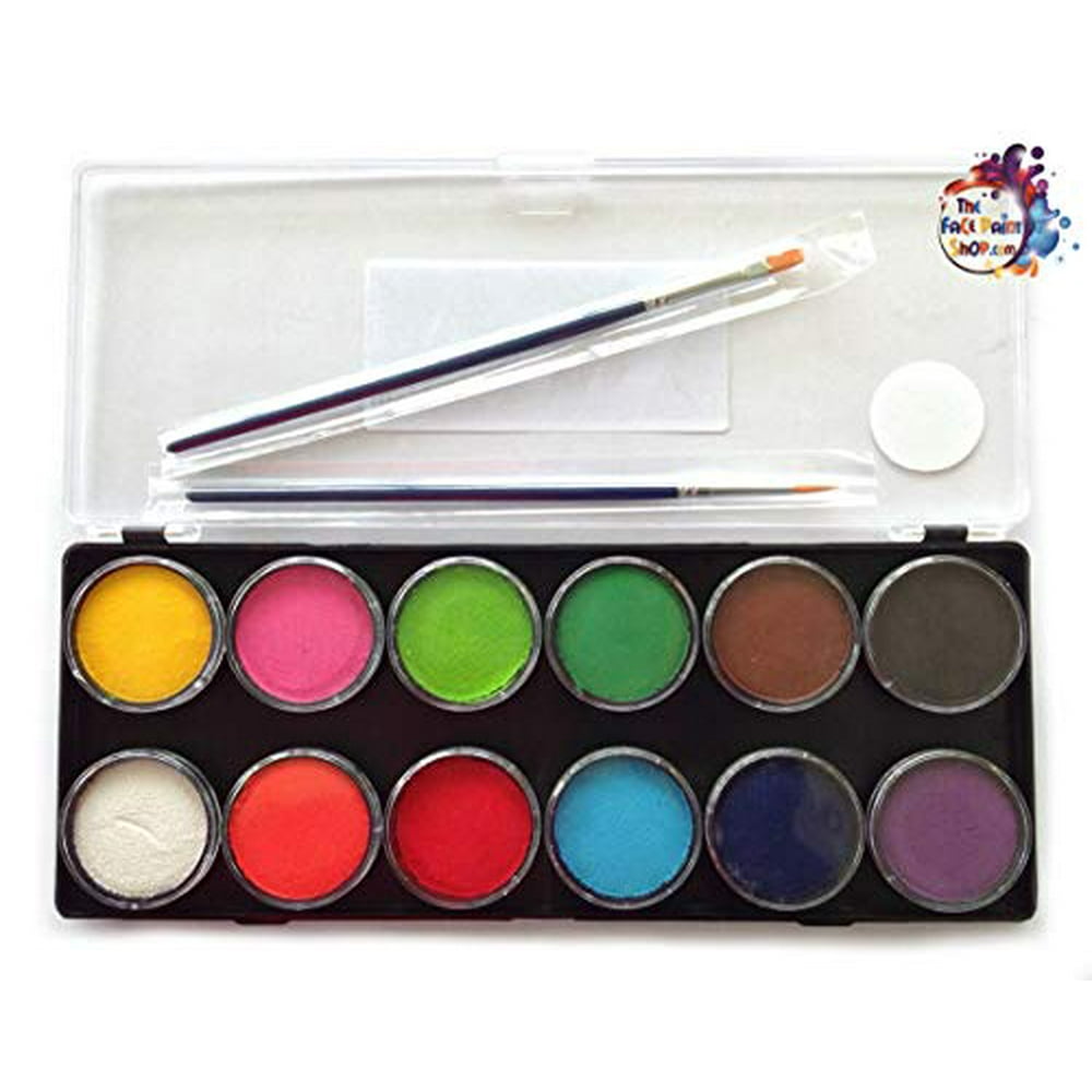 Face Paint Palette by Diamond FX (Essential 12 Colors)