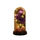 thumbnail image 2 of Rosa LED de plástico con base de madera | Decoración floral eterna en rojo, azul y rosa | Regalo de San Valentín para aniversario de bodas | Decoración romántica para el hogar y la oficina, 2 of 6