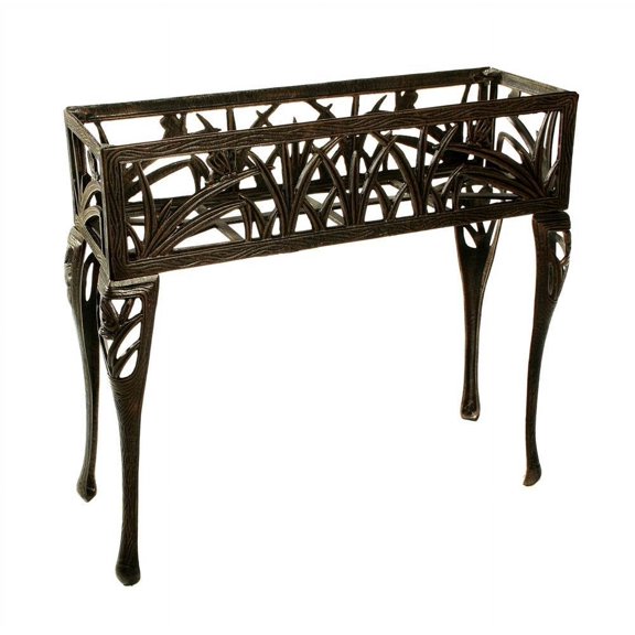 Oakland Living 5081-AB - Butterfly Rectangular Plant Stand - Antique Bronze