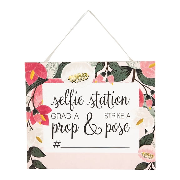 Bridal Selfie Station Sign W/ Easel - Party Decor - 1 Piece