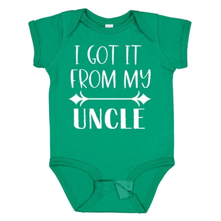 

Inktastic I Got It from My Uncle Gift Baby Boy or Baby Girl Bodysuit