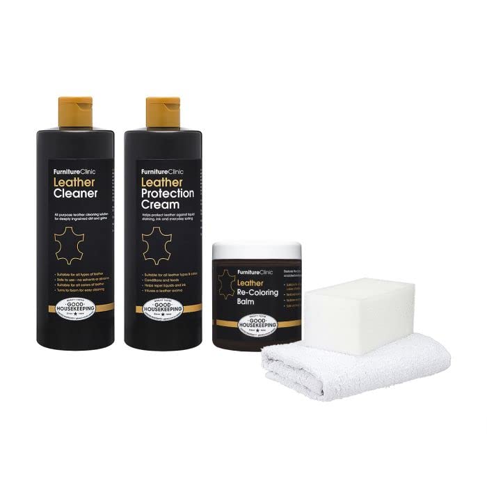 Furniture Clinic Leather Complete Restoration Kit | Includes Leather Re ...