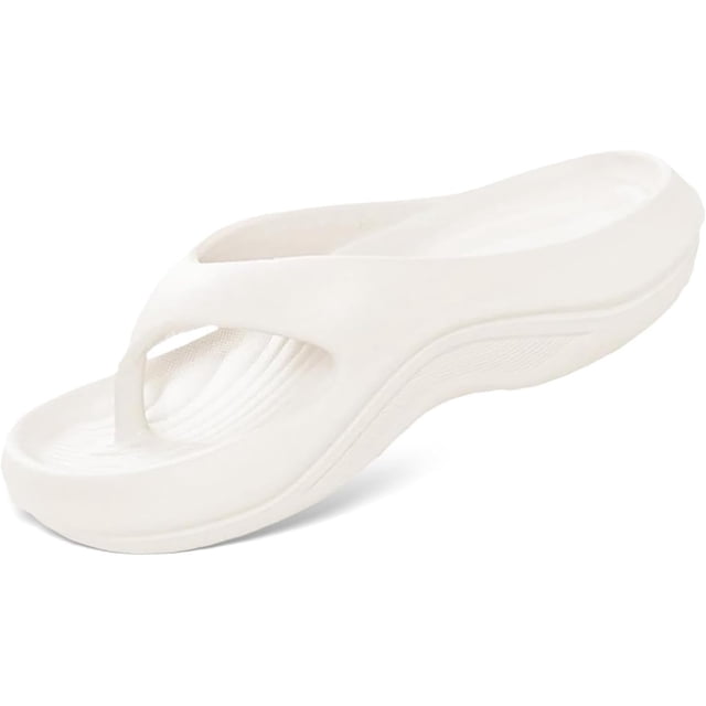 Pillow Slides Flip Flops for Women Plantar Fasciitis, Pillow Arch Support Flip Flops, Non-slip Orthopedic Platform Slippers