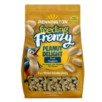 Pennington Feeding Frenzy Peanut No-Melt Suet Nuggets, 27 oz., Wild Bird Food for Outside Feeders, 1 Pack, Fresh
