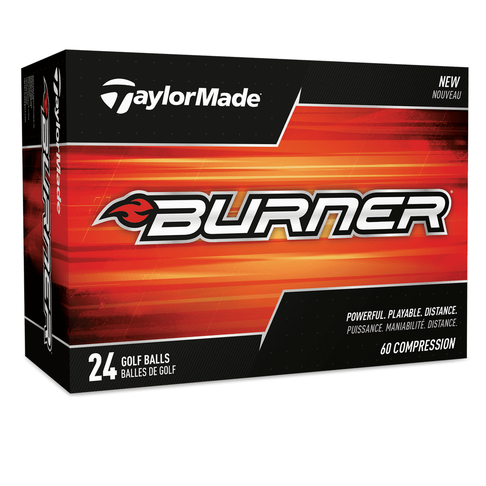 TaylorMade Burner Golf Balls, 24 Pack