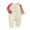 Red, variant on UAMVSH Newborn Baby Boy Girl Clothes Color Block Fleece Romper Bodysuit Button down Jumpsuit Long Sleeve Infant Outfits(6-9 Months,Yellow)