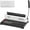 Wire Binding, variant on Coil Spiral Binding Machine, Manual Book Maker 34-Holes Binding 120 Sheets, Punch Binder Adjustable 3/16" - 9/16" Coil Binding Spines, for Letter Size, A4, A5