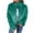 #H-Green, variant on GuangCheng Womens Coats Fashion Solid Color Cardigan Loose Long Sleeve Open Front Coat Large Size Sweaters