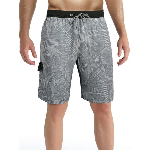 APTRO Mens Swim Trunks Mesh Liner Swimming Shorts Board Shorts Quick ...