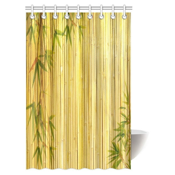 Mypop Bamboo Shower Curtain Light, Bamboo Shower Curtain