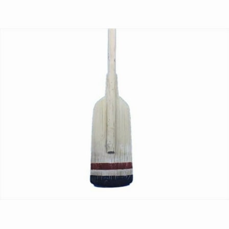 512-Hooks Wooden Bristol Squared Rowing Oar With Hooks 50 in. Decorative Accent